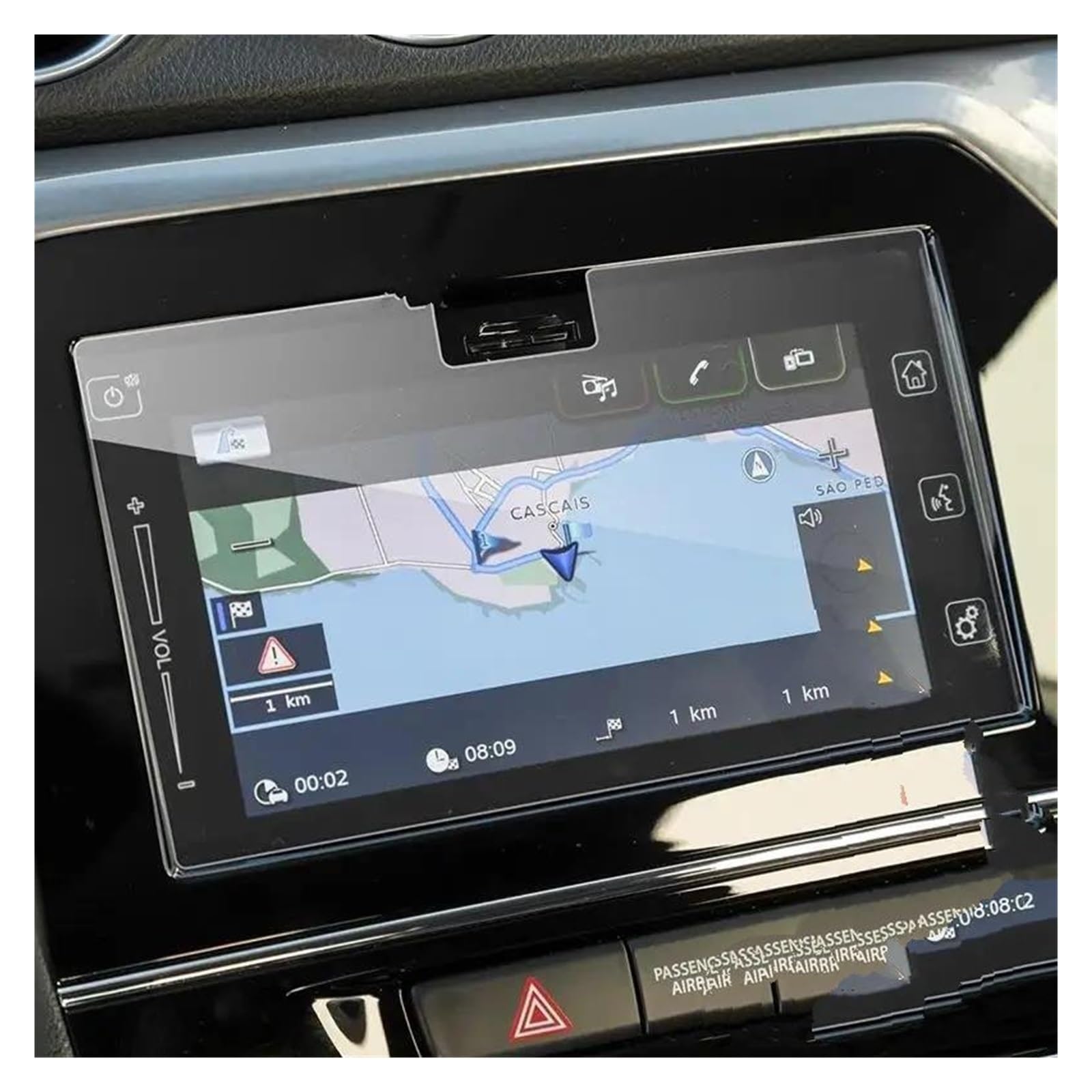 Auto Navigation Schutzfolie Für Suzuki Für Vitara 2016 2017 2018 2019 Auto Radio GPS Navigation Bildschirm Gehärtetem Glas Stahl Schutz Film GPS Transparent Navi Folie von WANSONGHUI