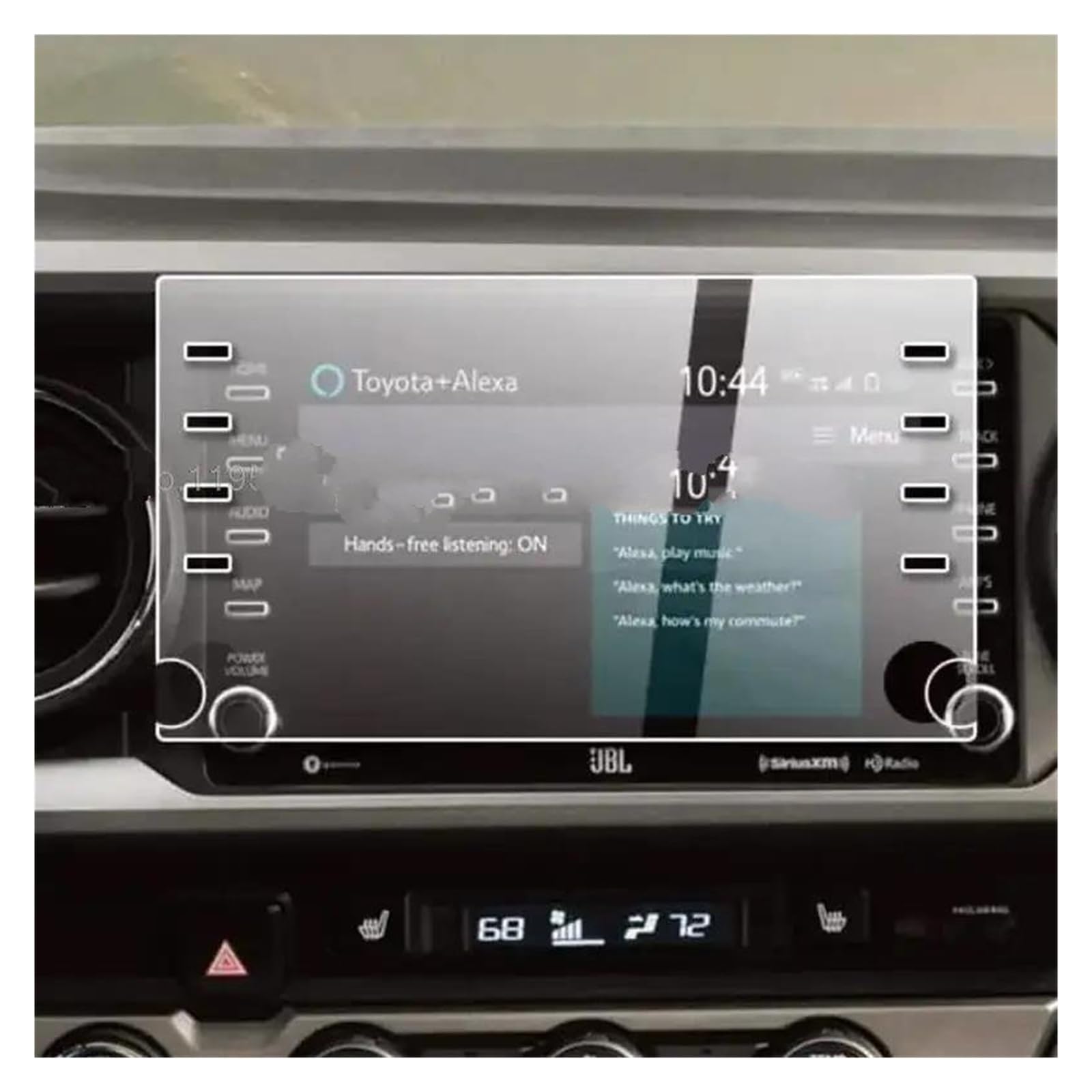 Auto Navigation Schutzfolie Für Toyota Für Tacoma 2022 2023 8 Zoll Auto Radio GPS Navigation Innen Zubehör Gehärtetem Glas Screen Protector Film GPS Transparent Navi Folie von WANSONGHUI