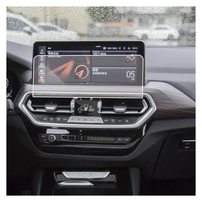 Auto Navigation Schutzfolie Für X3 G01 Für X4 G02 2018 2019 2020 2021 10,25 Zoll GPS Navigation Display Screen Protector Gehärtetem Glas GPS Transparent Navi Folie von WANSONGHUI