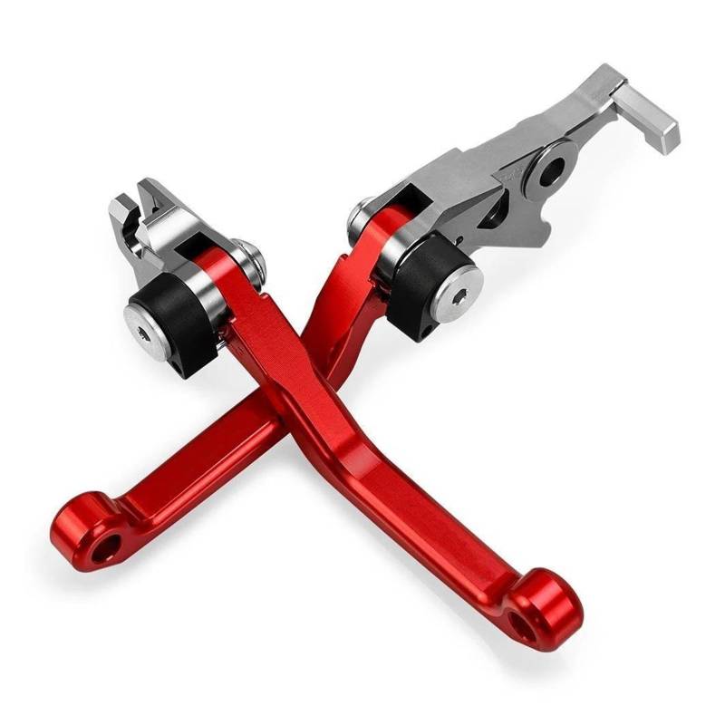 Bremshebel Für CRF250L 2012-2021 2020 2019 2018 Pivot Bremse Kupplung Hebel Motorrad Teile Racing Bremsen Griff Dirt Bike Für CRF 250L Bremsgriff(A Pair red) von WANSONGHUI