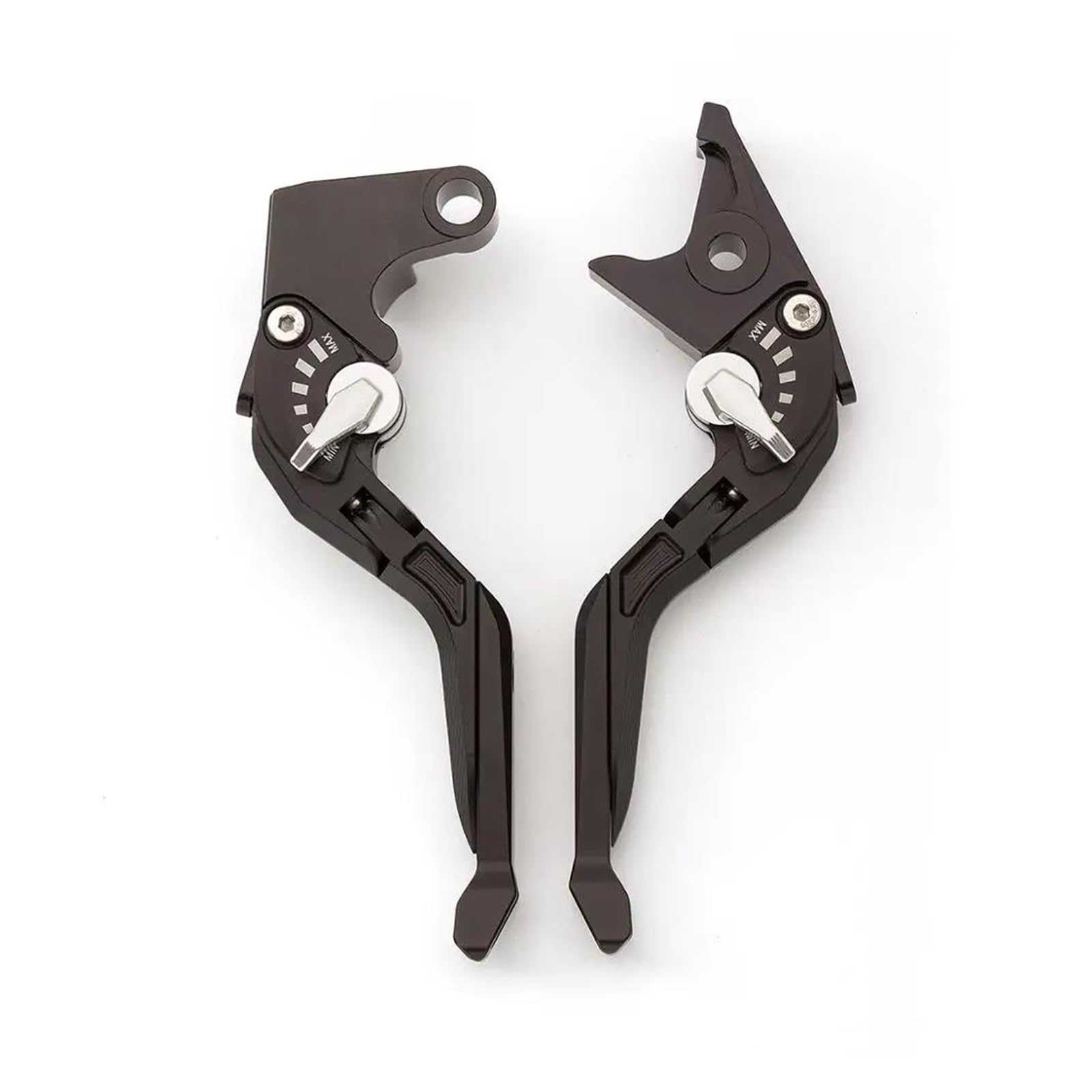 Bremshebel Für Daytona 675R 2011-2016 CNC 3D Verstellbare Faltbare Ausziehbare Motorradbremskupplungshebel Griffgriffe Set Bremsgriff(Black Lever) von WANSONGHUI