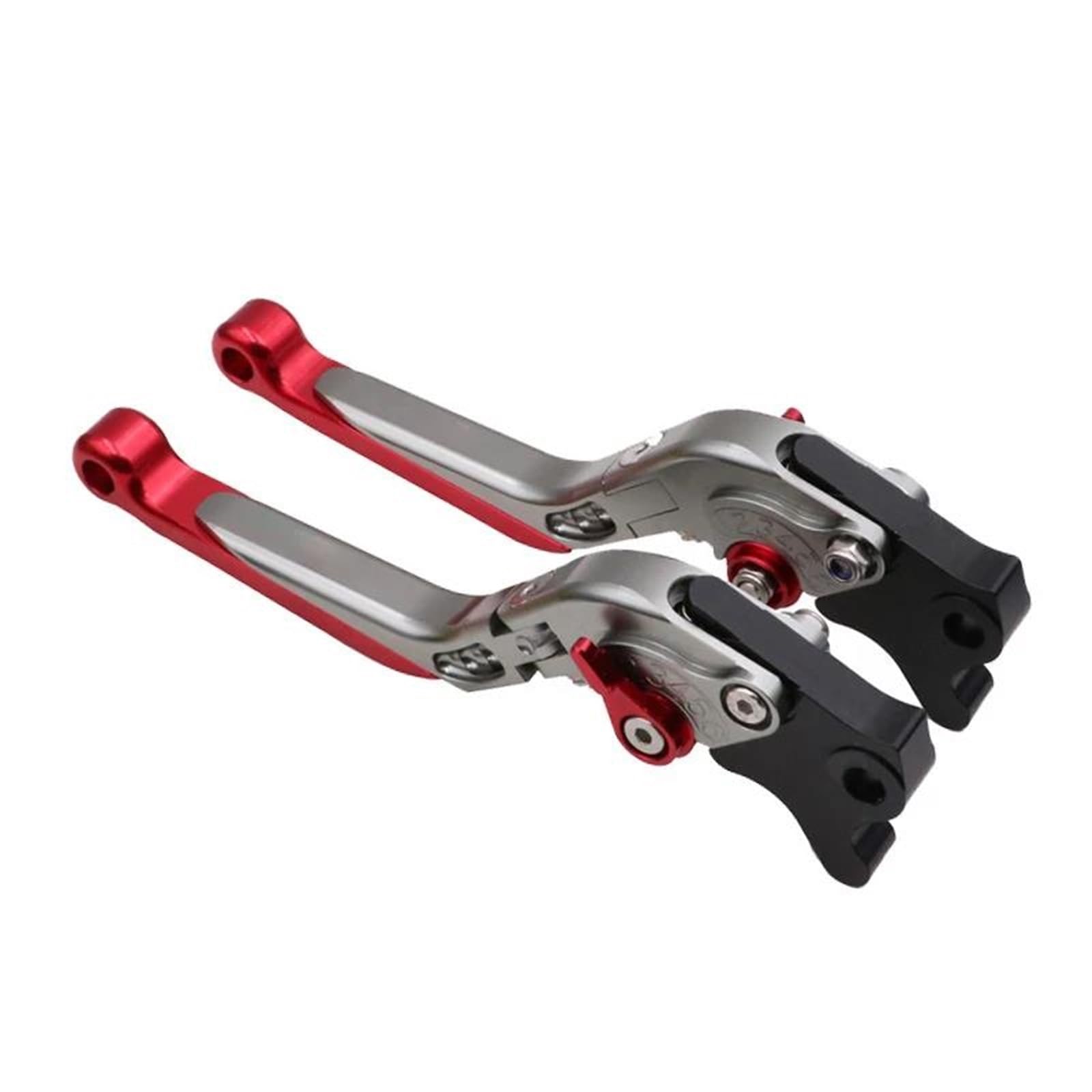 Bremshebel Für KYMCO ACC150 Corner Lover 150 VJR125 Modifizierter Klappbremshorn-Zugstab Motorrad Einstellbarer Bremskupplungshebelgriff Bremsgriff(Titanium red) von WANSONGHUI