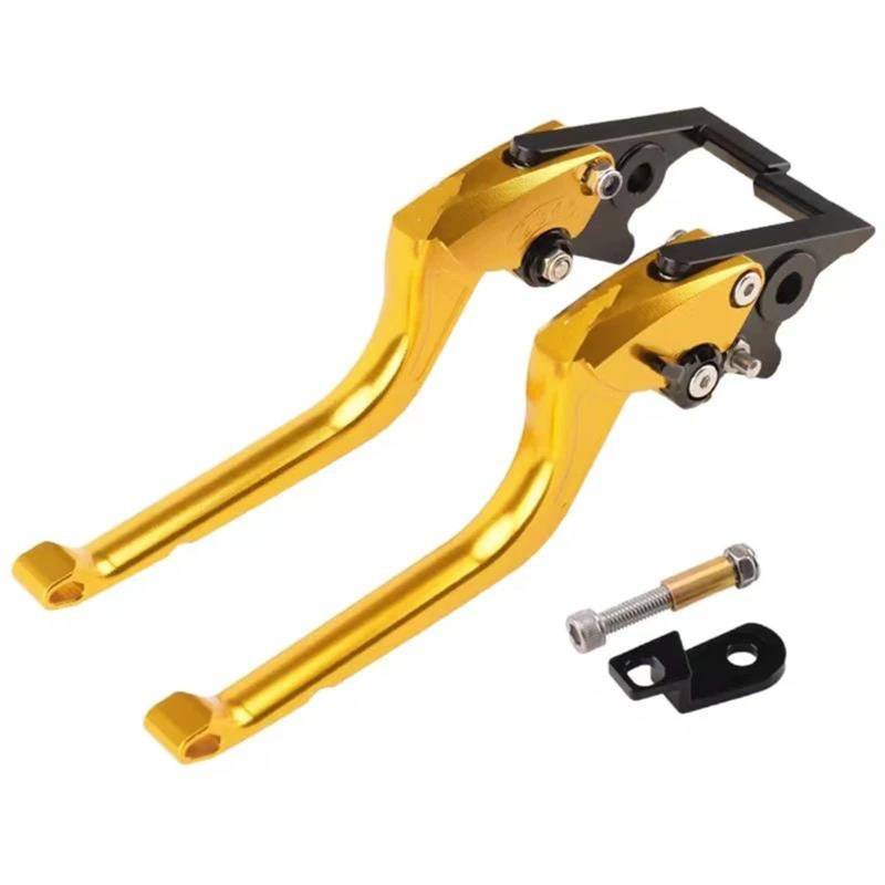 Bremshebel Für PCX 125 PCX 160 PCX125 PCX160 Motorradzubehör Arbeitssparende Einstellbare Parkbremsgriffhebel Bremshebel Bremsgriff(Gold) von WANSONGHUI