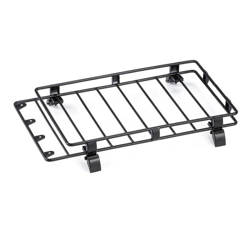 Dach Rack Gepäck Für 1/10 LC80 Für Pajero Für Cherokee Für Wrangler Für Körper Für SCX10 Für TRX4 Redcat GEN8 RGT 86100 RC Crawler Teile Heavy Duty Stahlrohr Dachträger Racks Träger Auto(for Wr) von WANSONGHUI