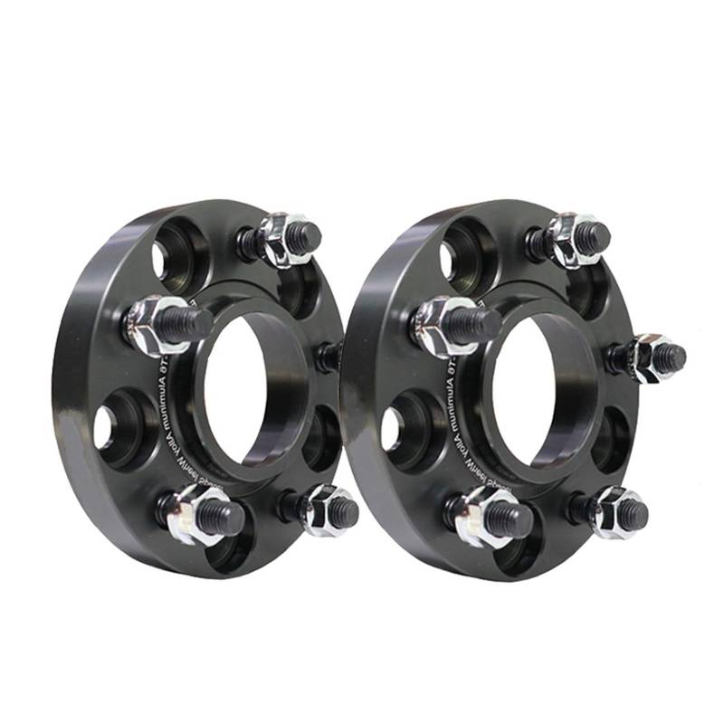 Distanzscheibe Räder 2 Stück 35 Mm/40 Mm 5 X 114.3 60.1 Bis 5 X 114.3 60.1 Spurverbreiterungen Geschmiedeter 7075-T6-Aluminium-Adapter Wheel Spacers(2pcs 45mm Black-) von WANSONGHUI