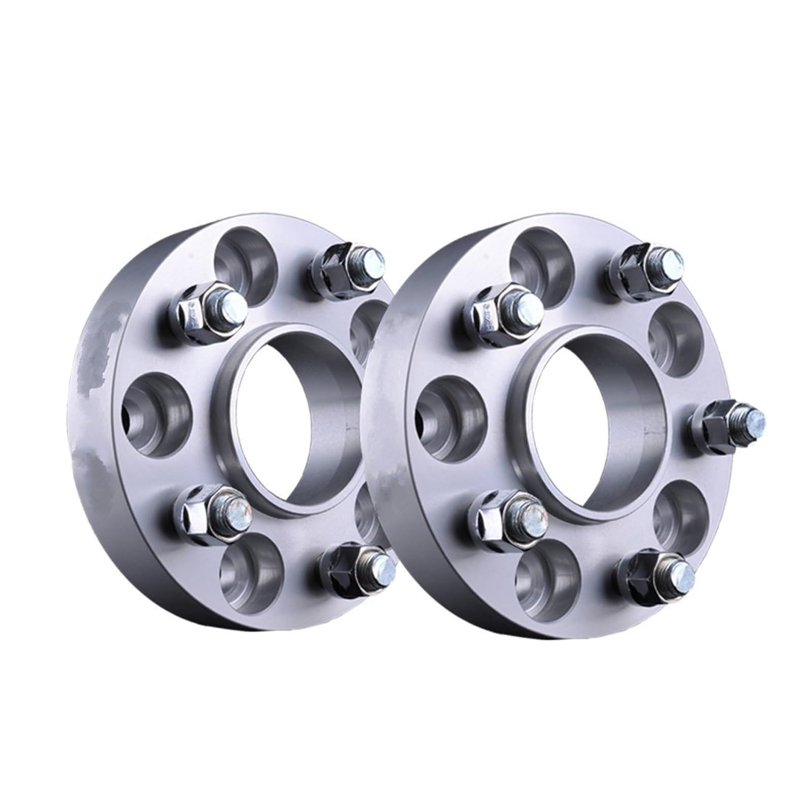 Distanzscheibe Räder 2 Stück 35 Mm/40 Mm 5 X 114.3 60.1 Bis 5 X 114.3 60.1 Spurverbreiterungen Geschmiedeter 7075-T6-Aluminium-Adapter Wheel Spacers(2pcs 45mm silver) von WANSONGHUI