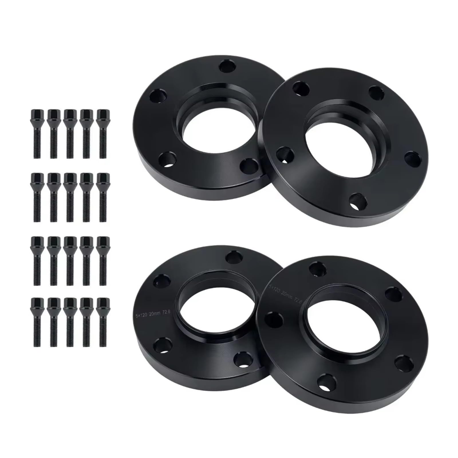 Distanzscheibe Räder Für 3er Für E-Serie 4 Stück Spurverbreiterungen Schwarz Versetzt 15 Mm + 20 Mm Und Schrauben Wheel Spacers von WANSONGHUI