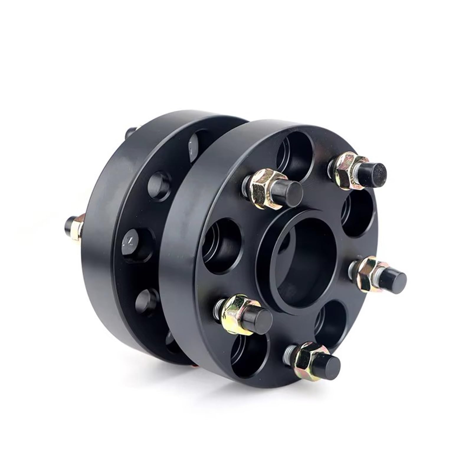 Distanzscheibe Räder Für 5 Lugs Universal Series Auto 2 Stück PCD 5x114.3 CB 64.1 Mm Spurverbreiterungen Adapter Anzug M12XP1.5 Wheel Spacers(2PCS 20mm Black) von WANSONGHUI