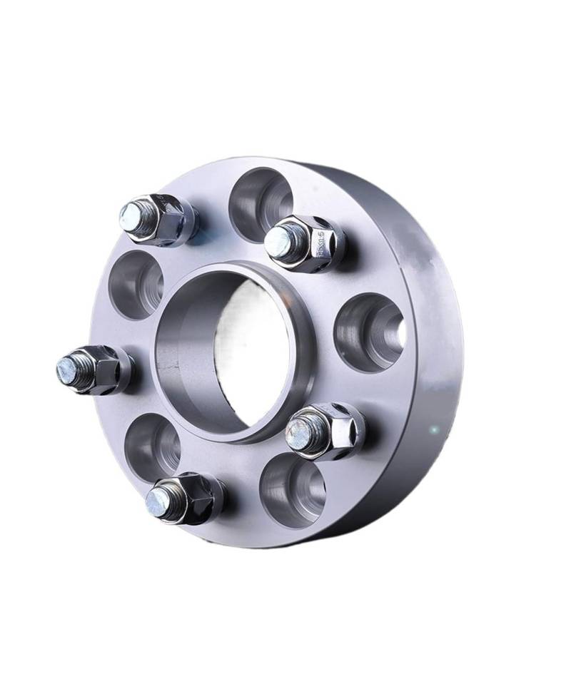 Distanzscheibe Räder Für Chrysler Für 300 2005–2021 Hubzentrische Spurverbreiterungen 5 X 115 71.6 Mm Bohrung 14 X 15 Bolzen 1 Stück Wheel Spacers(Silver spacer 15mm) von WANSONGHUI