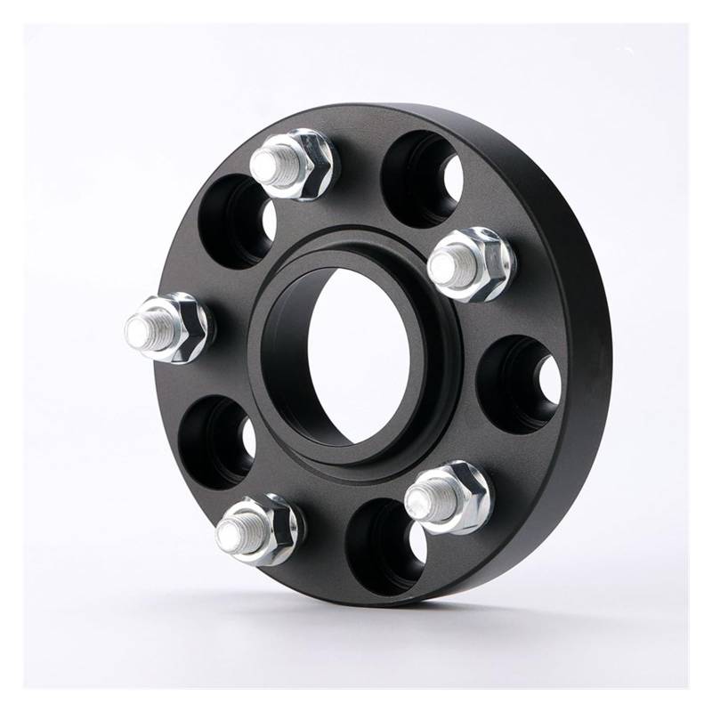 Distanzscheibe Räder Für Dodge Für Challenger 1 Stück PCD 5x115 CB71,6mm Spurverbreiterungen Radadapter Wheel Spacers(1PC black 30mm) von WANSONGHUI