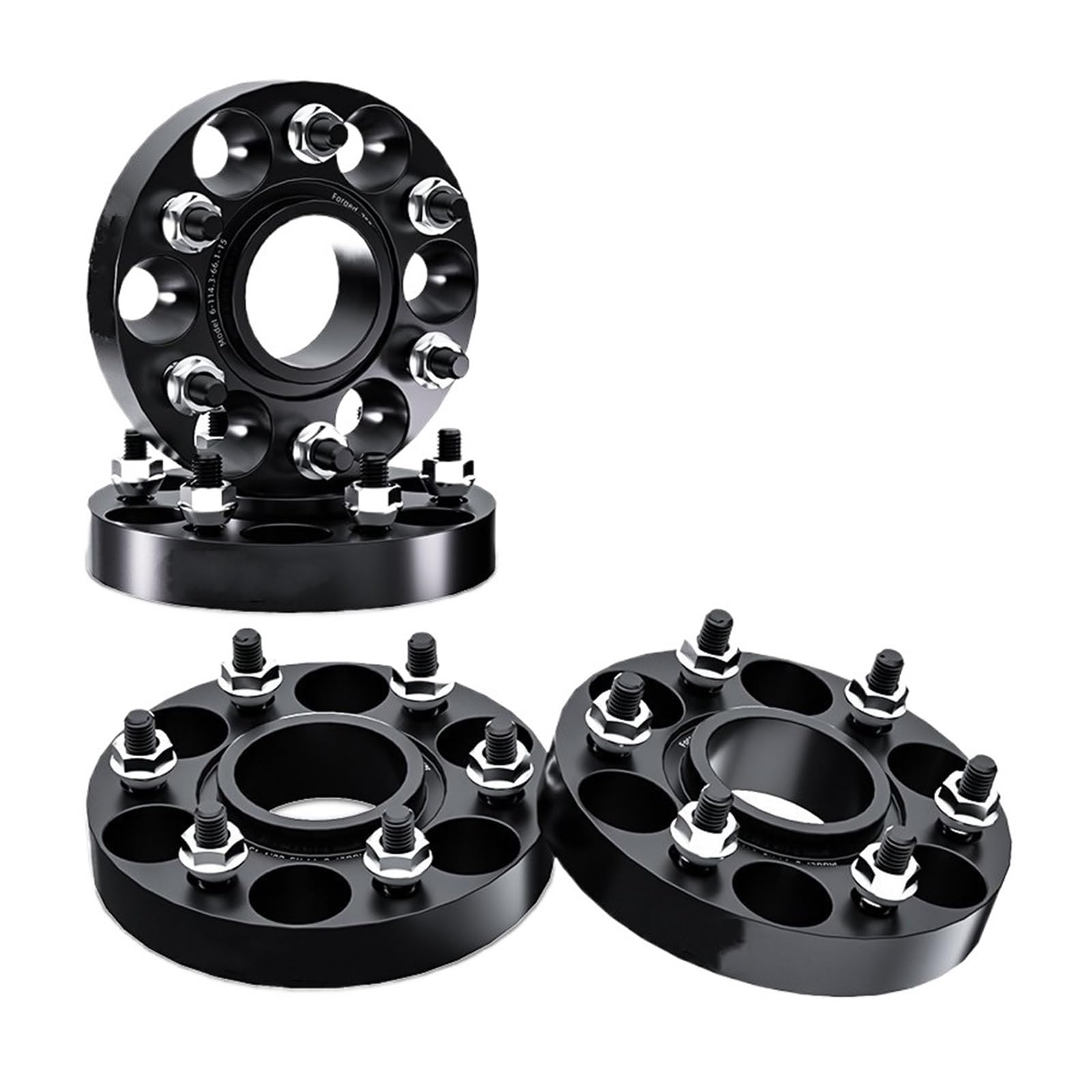 Distanzscheibe Räder Für Fiat Für Titano 2/4 PCS 6x139,7 106,1 M12X1,5 Rad Spacer Nabe Verbreiterten Adapter Wheel Spacers(4PCS 30MM) von WANSONGHUI