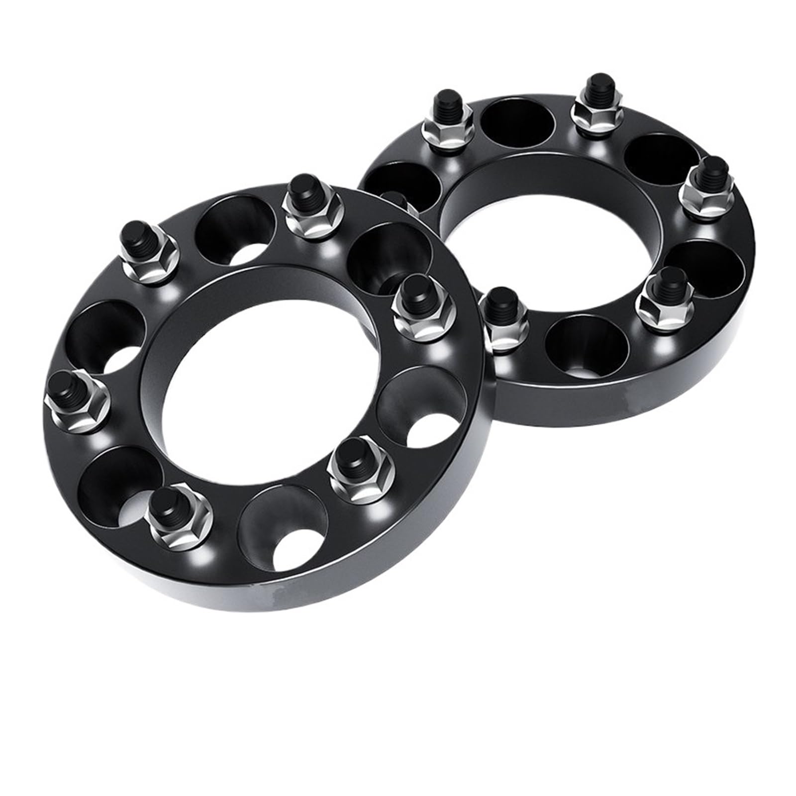 Distanzscheibe Räder Für Isuzu Für Hi-Lander 2 Stück 6 X 139.7 100 M12 X 1.5 Flanschplatte T6-7075 Spurverbreiterungen Nabenverbreiterter Adapter Wheel Spacers(2pcs 25mm no lip) von WANSONGHUI