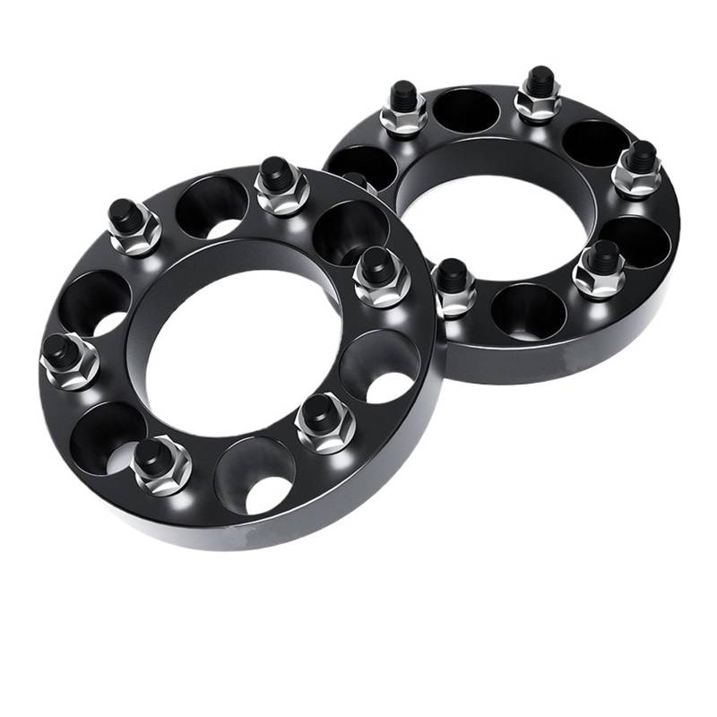 Distanzscheibe Räder Für Isuzu Für Hi-Lander 2 Stück 6 X 139.7 100 M12 X 1.5 Flanschplatte T6-7075 Spurverbreiterungen Nabenverbreiterter Adapter Wheel Spacers(2pcs 35mm no lip) von WANSONGHUI