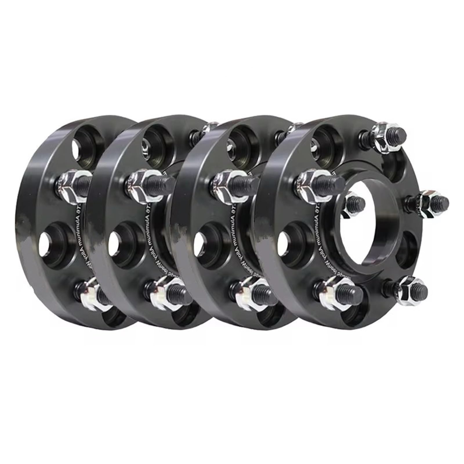 Distanzscheibe Räder Für MG Für ZST Für Astor 4 Stück Schwarz 7075 Spurverbreiterungsadapter PCD 5x100-57.1 M14X1.5 Wheel Spacers(4piece 20mm(7075)) von WANSONGHUI