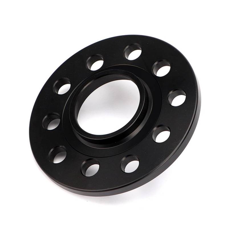 Distanzscheibe Räder Für VW 2 Stück 3/5/8/12/15/20 Mm Spurverbreiterungsadapter PCD 5x100/5x112 CB 57.1 Mm Anzug Wheel Spacers(2PCS 10mm Black) von WANSONGHUI