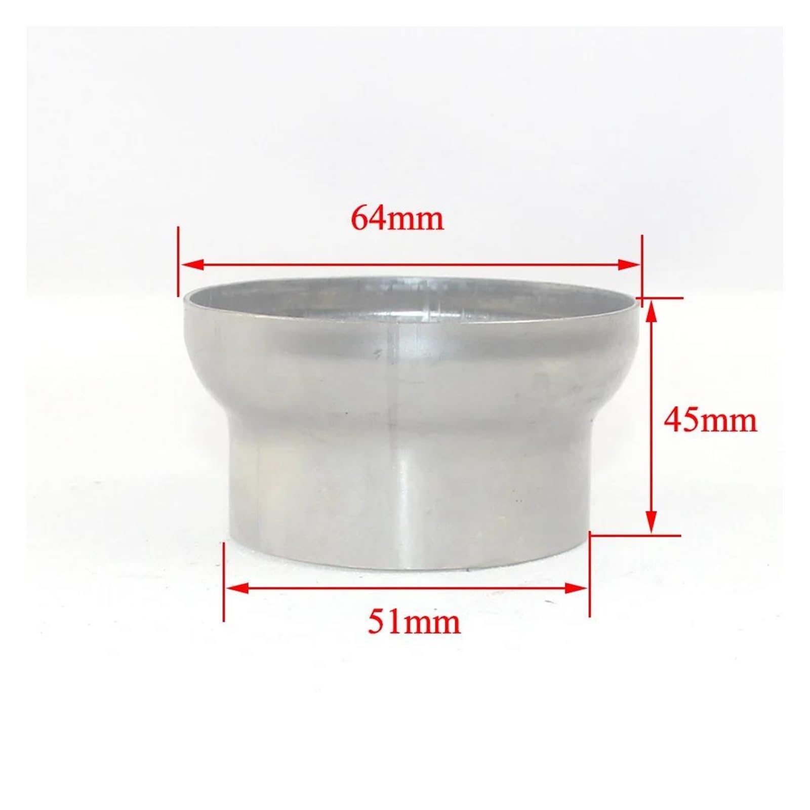 Endrohr Autozubehör Format 51 Mm-64 Mm In Acciaio INOX 304 Konvertierungsrohr Auspuffrohradapter Auspuff Endrohr(A) von WANSONGHUI