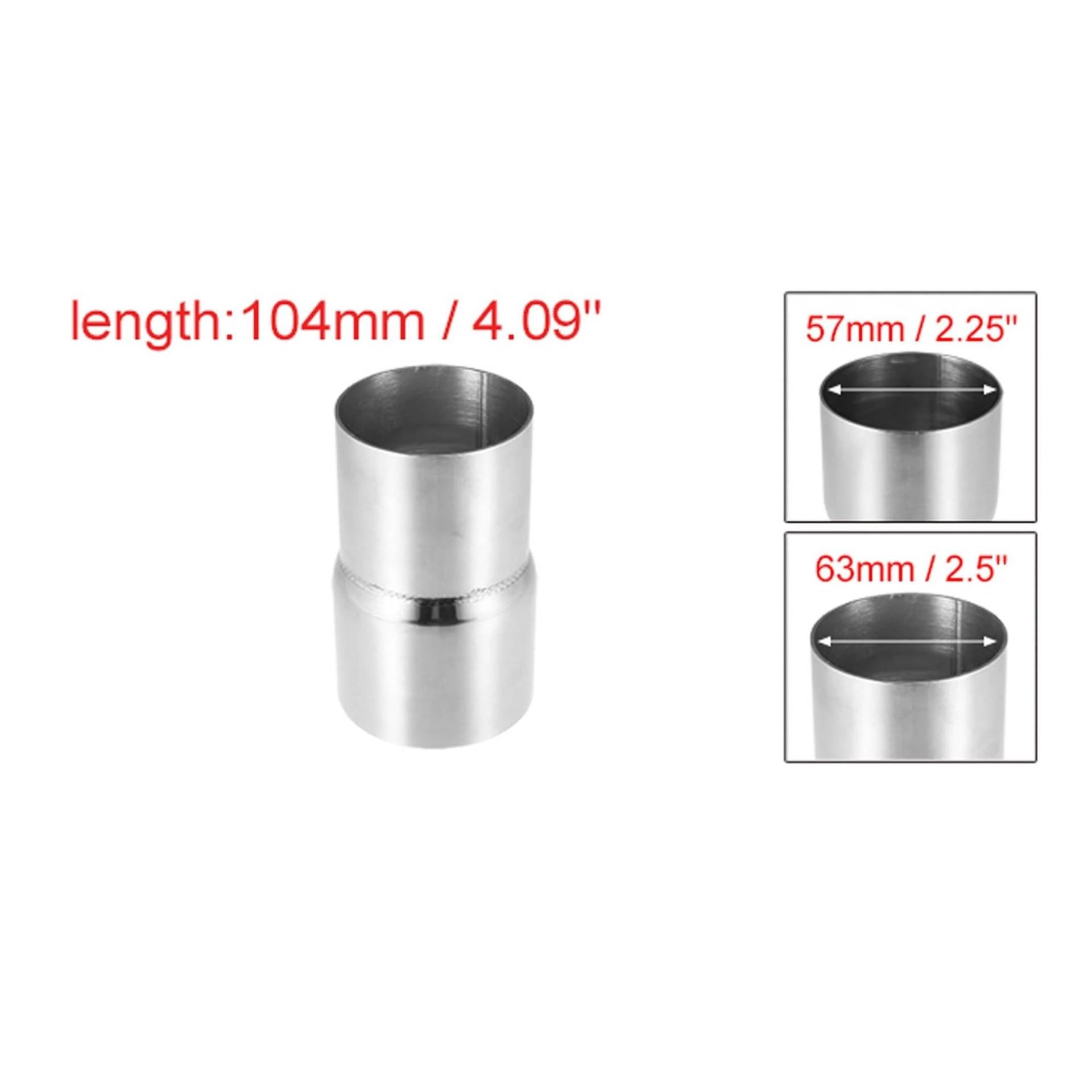 Endrohr X Autohaux 51/57/63/70/77/83 Mm Edelstahl Auto Universal Auspuffrohr Adapter Reduzierstück Verbindungsrohr Rohr Autozubehör Auspuff Endrohr(2.25-2.5 in) von WANSONGHUI