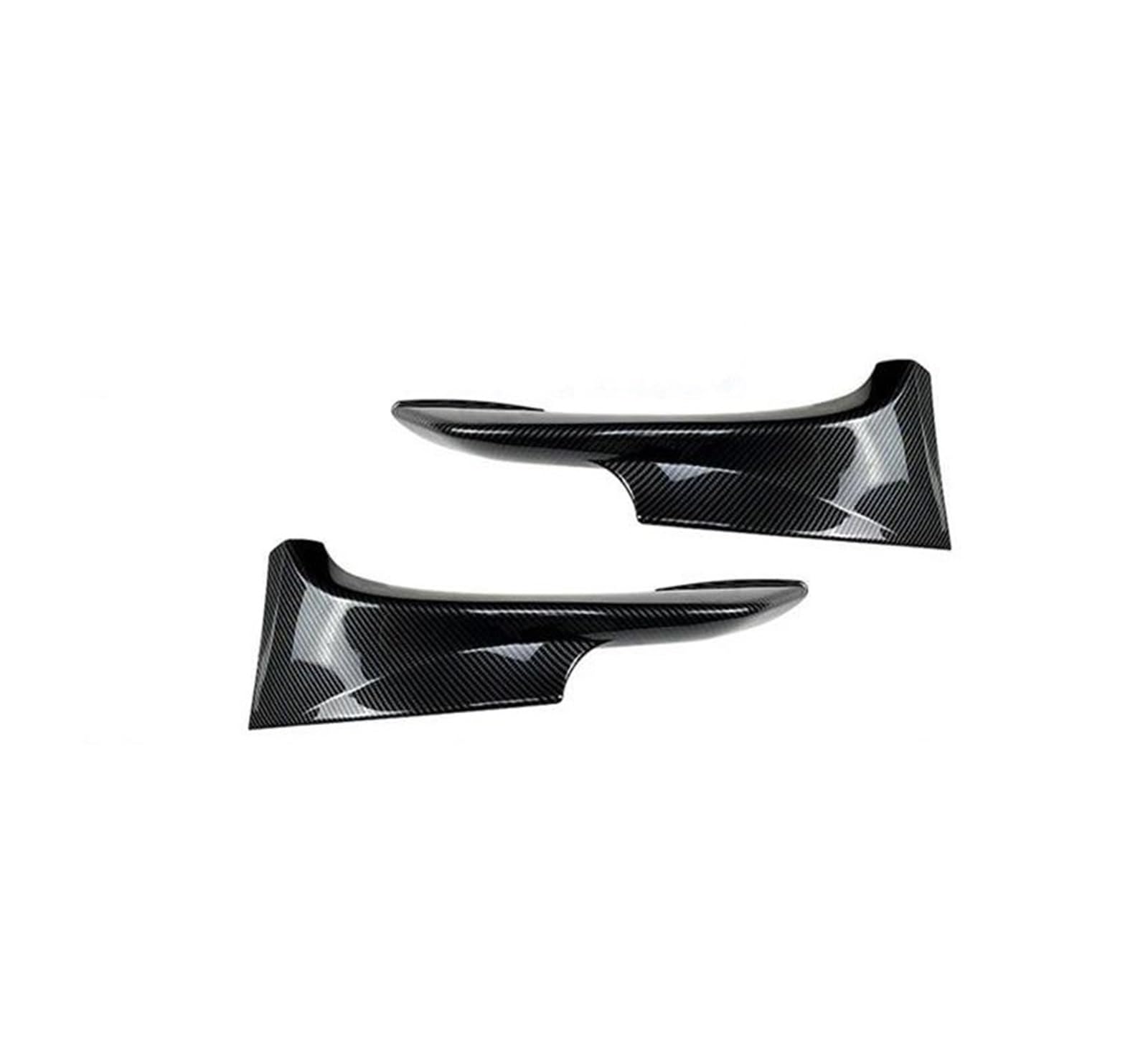 Frontstoßstange Lip Für 3 Serie Coupe E92 E93 Für M-Tech 2006-2013 Glanz SCHWARZ Front Stoßstange Seite Splitter Abdeckung Nebel Lampe Intake Spoiler Lip Frontstoßstange Spoiler(06-09 Carbon Black) von WANSONGHUI