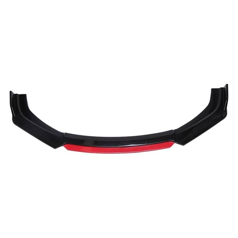 Frontstoßstange Lip Für Ford Für Focus 2012-2014 Auto Vorderen Stoßfänger Lip Auto Kinn Spoiler Splitter Diffusor Körper Kits Trim Air Dam Protector Frontstoßstange Spoiler(Gloss Black and Red) von WANSONGHUI