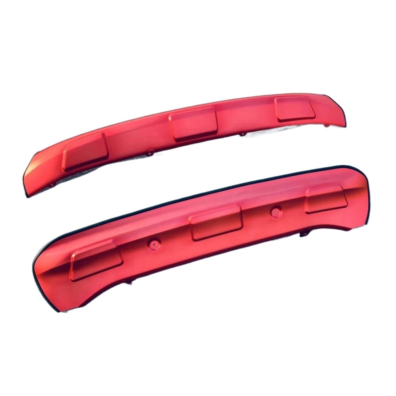 Frontstoßstange Lip Für Toyota Für Harrier Für Venza 2020 2021 2022 2023 2024 Edelstahl Vorne Hinten Stoßstange Skid Protector Schutz Platte Zubehör Frontstoßstange Spoiler(Red Color) von WANSONGHUI