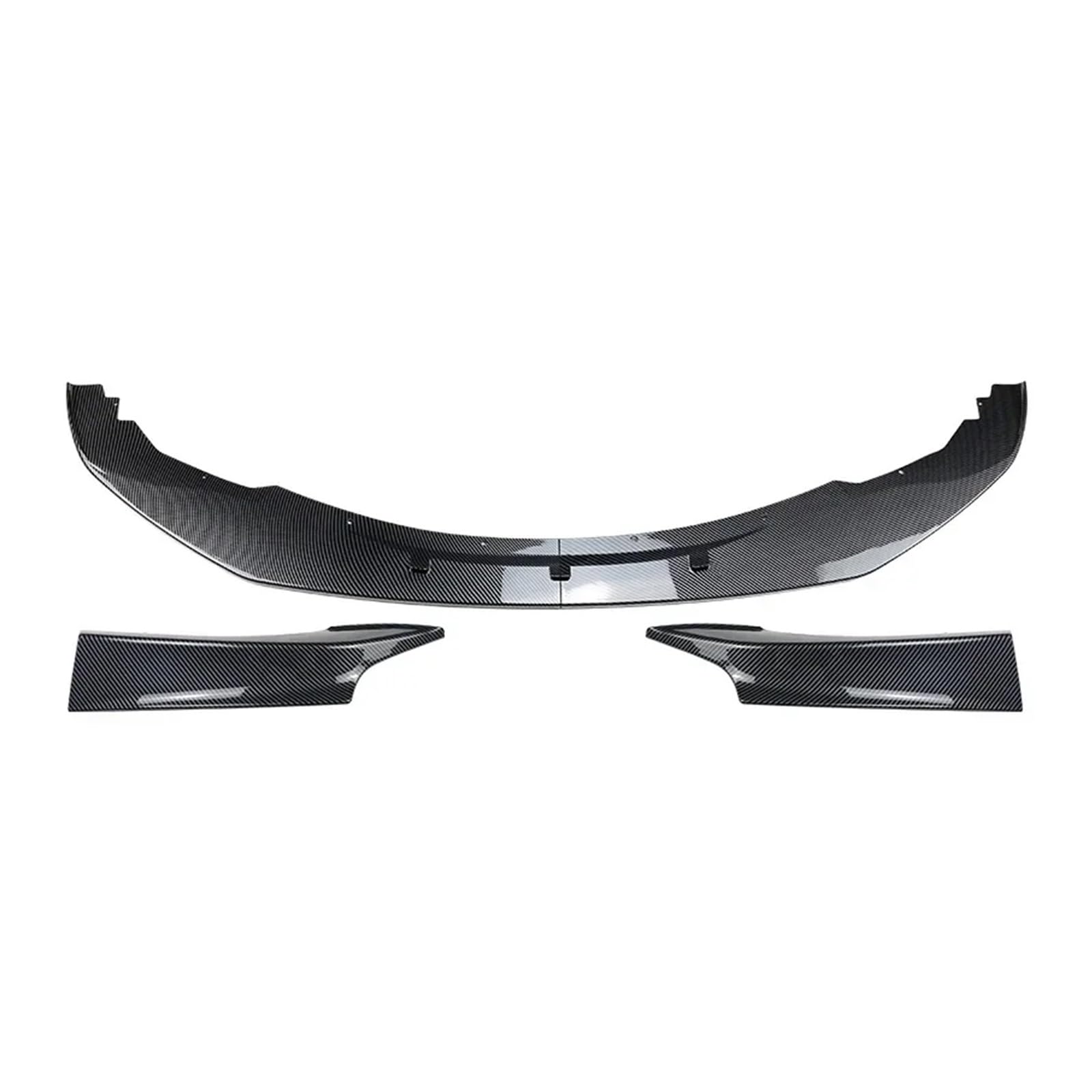 Frontstoßstange Spoiler Für 1 Serie Für F20 F21 Für M-Sport 2012-2014 Auto Front Lip Spoiler Canard Abdeckung Trim Frontspoiler Lippe(1 Set Carbon Look) von WANSONGHUI