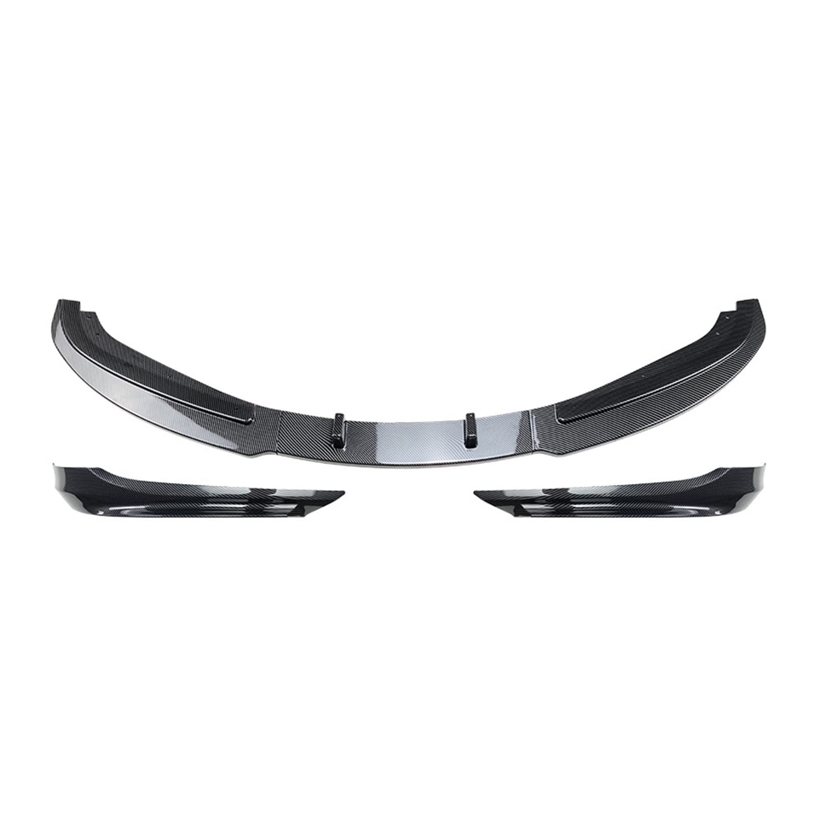 Frontstoßstange Spoiler Für 3 Serie Für E90 Für E91 Für LCI Für 320i 2009-2012 Auto Front Lip Splitter Diffusor Body Kits Spoiler Frontspoiler Lippe(Carbon Look Set) von WANSONGHUI