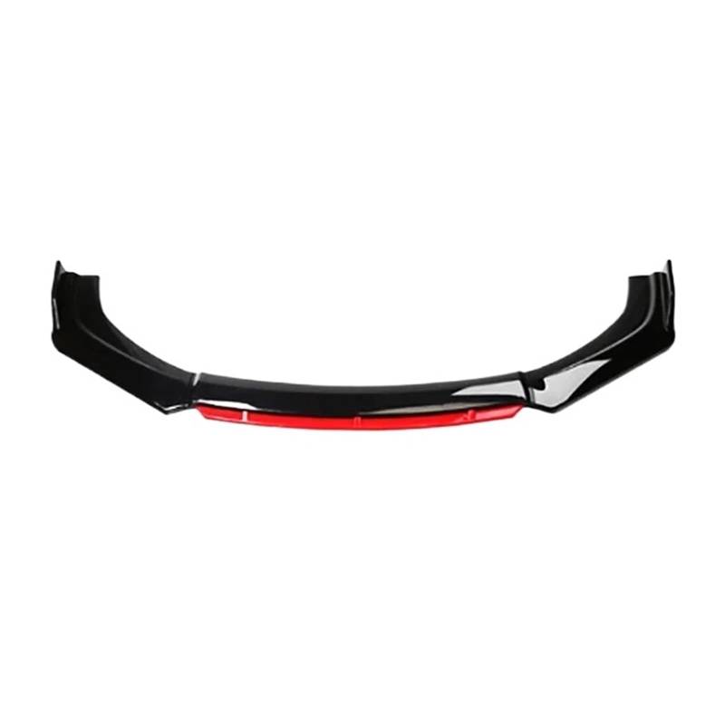 Frontstoßstange Spoiler Für A3 Für A4 Für A6 Für Q3 Für S3 S4 S6 Für B6 B7 B8 B 8,5 Front Spoiler Diffusor Bodykit Splitter Front Lip Frontspoiler Lippe(Black Red) von WANSONGHUI