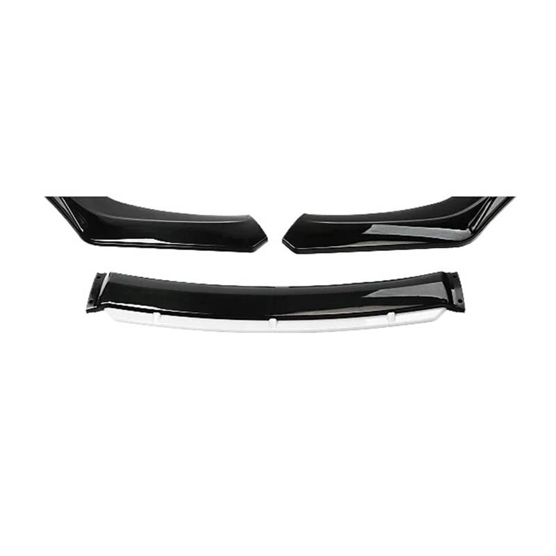 Frontstoßstange Spoiler Für A3 Für A4 Für A6 Für Q3 Für S3 S4 S6 Für B6 B7 B8 B 8,5 Front Spoiler Diffusor Bodykit Splitter Front Lip Frontspoiler Lippe(Black White) von WANSONGHUI