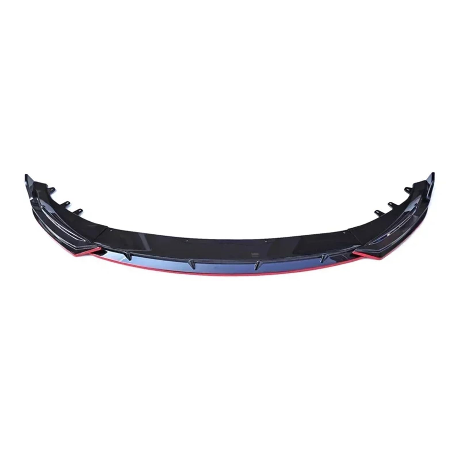 Frontstoßstange Spoiler Für BYD Für Dichtung Für EV 2022-2024 Front Stoßstange Splitter Lip Auto Unteren Schutz Schutz Körper Kit Röcke Zubehör Frontspoiler Lippe(Glossy Black-Red) von WANSONGHUI