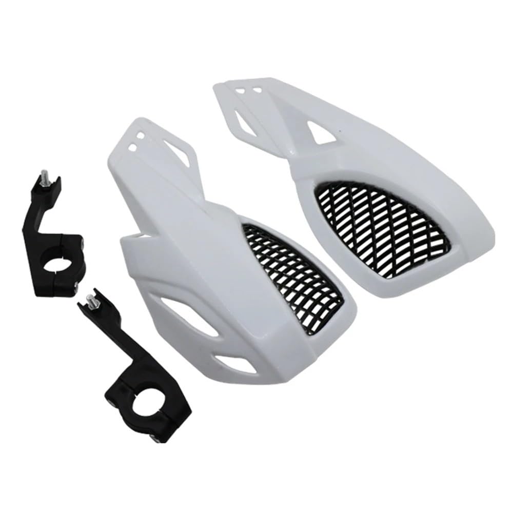 Handschutz Motorrad Für Suzuki, passend für die meisten Motorrad-Motorrad-Handschützer, Handschützer, Motocross-Dirt-Bike Griffschutz Schild Motorrad(White) von WANSONGHUI