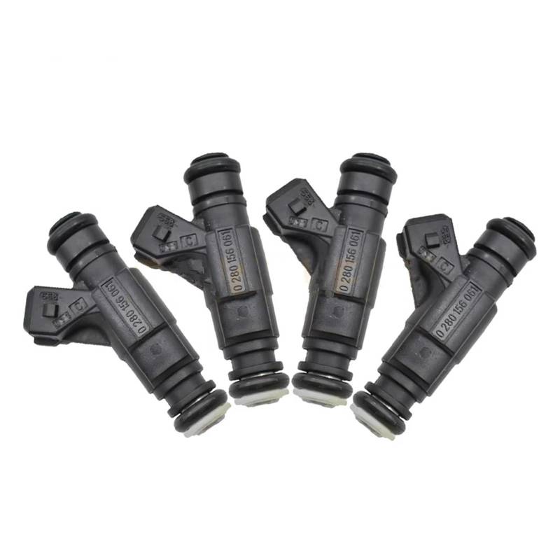 Kraftstoff Injektor Für VW Für Bora Für Käfer 1,8 T 2000-2010 4X Kraftstoff Injektor Düsen 0280156061 06A906031BA Einspritzdüsen von WANSONGHUI