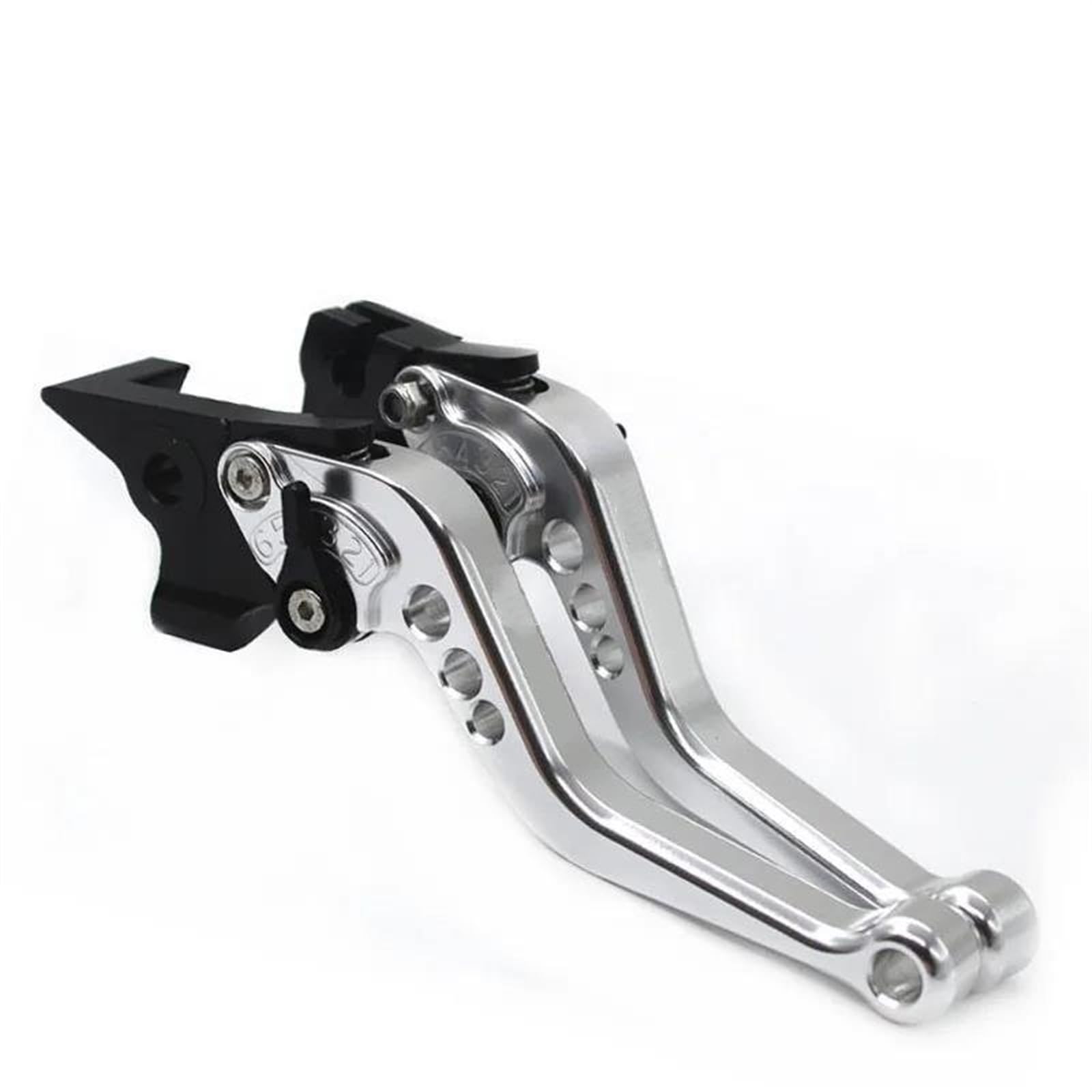 Motorrad Bremshebel Für MT-03 Für MT 03 MT03 Für MT-25 MT 25 2015-2021 Motorrad Bremse Kupplung Hebel Griff Bar Handbra Lenker Bremskupplung(Silber) von WANSONGHUI