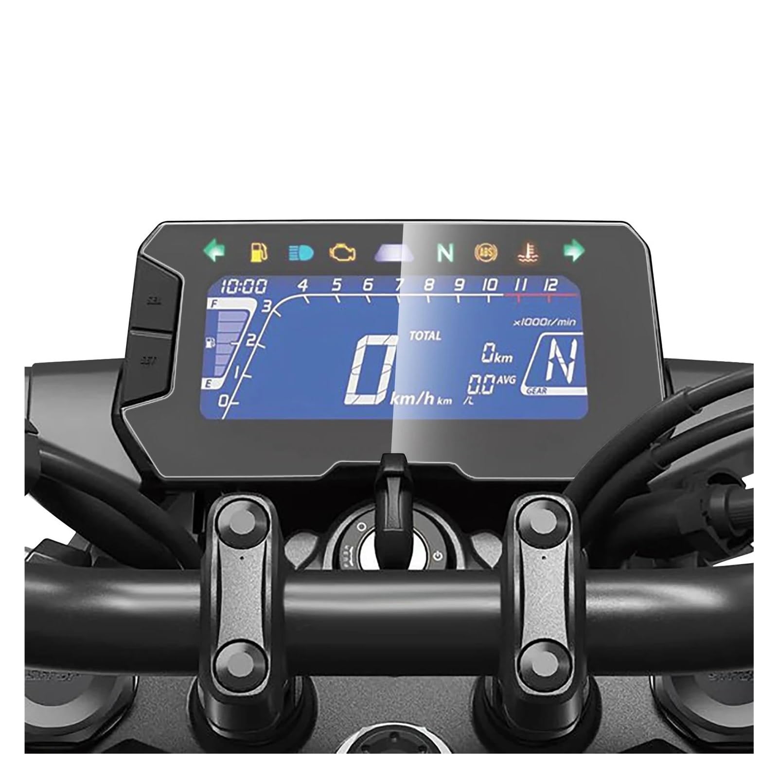 Motorrad Dashboard Displayschutzfolie Für CB125R Für CB150R Für CB250R CB300R 2018-2022 2021 Motorrad Instrument Cluster Kratzschutz Film Dashboard Schutz Tachoschutzfolie(4 pcs) von WANSONGHUI