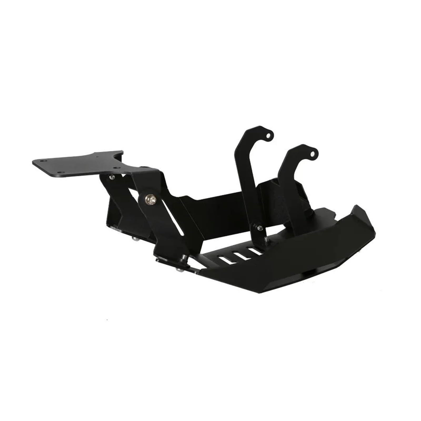 Motorschutz Chassis Für Monkey 125 2019-2023 5-Gang-Getriebe Motorrad-Vorderschutzplatte Motorschutzrahmenschutz Motorrad Chassis Unterfahrschutz(2022-2023 Black) von WANSONGHUI