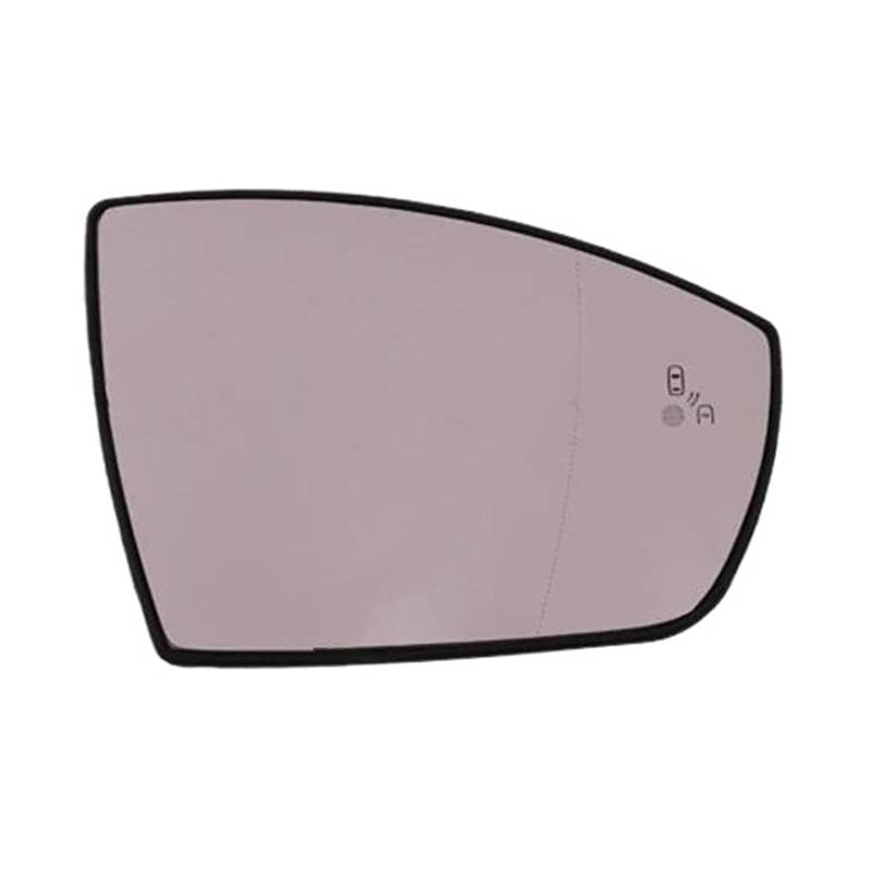 Spiegelglas Vordertür Für FORD Für ECOSPORT 2012-2022 Beheizte Weitwinkel Auto Blind Spot Warnung Spiegel Glas Seitentür-Rückspiegel Glas(1PCS Right Side) von WANSONGHUI