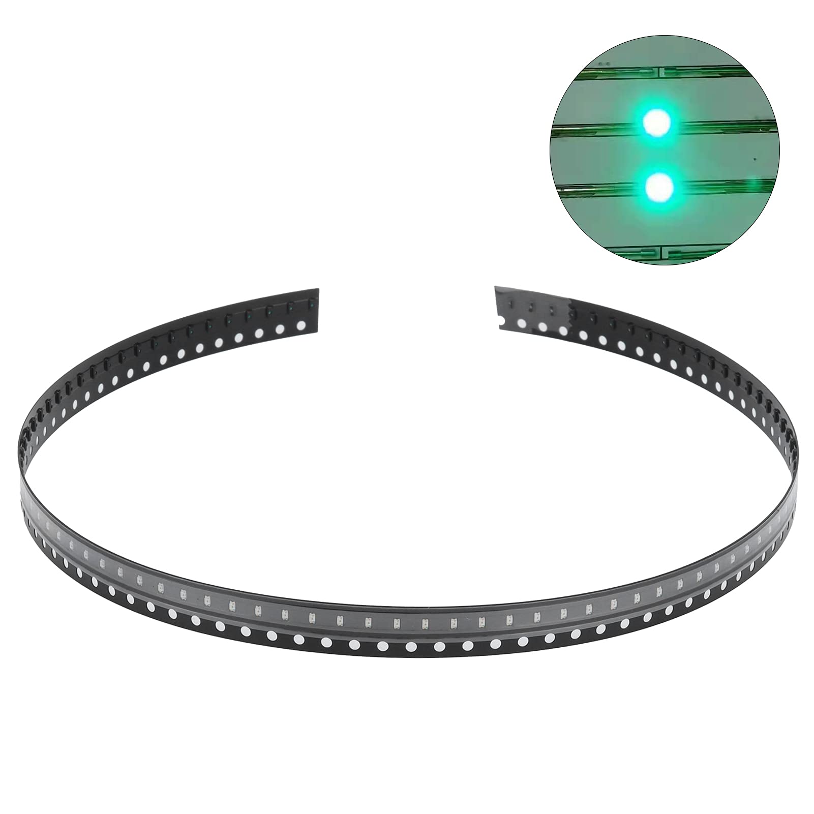 100pcs SMD LED Diodenlichter Lichter Kit helle Leuchten Lampen für DIY -Leiterplatten für DIY -PCB (Grün) von WAONIQ