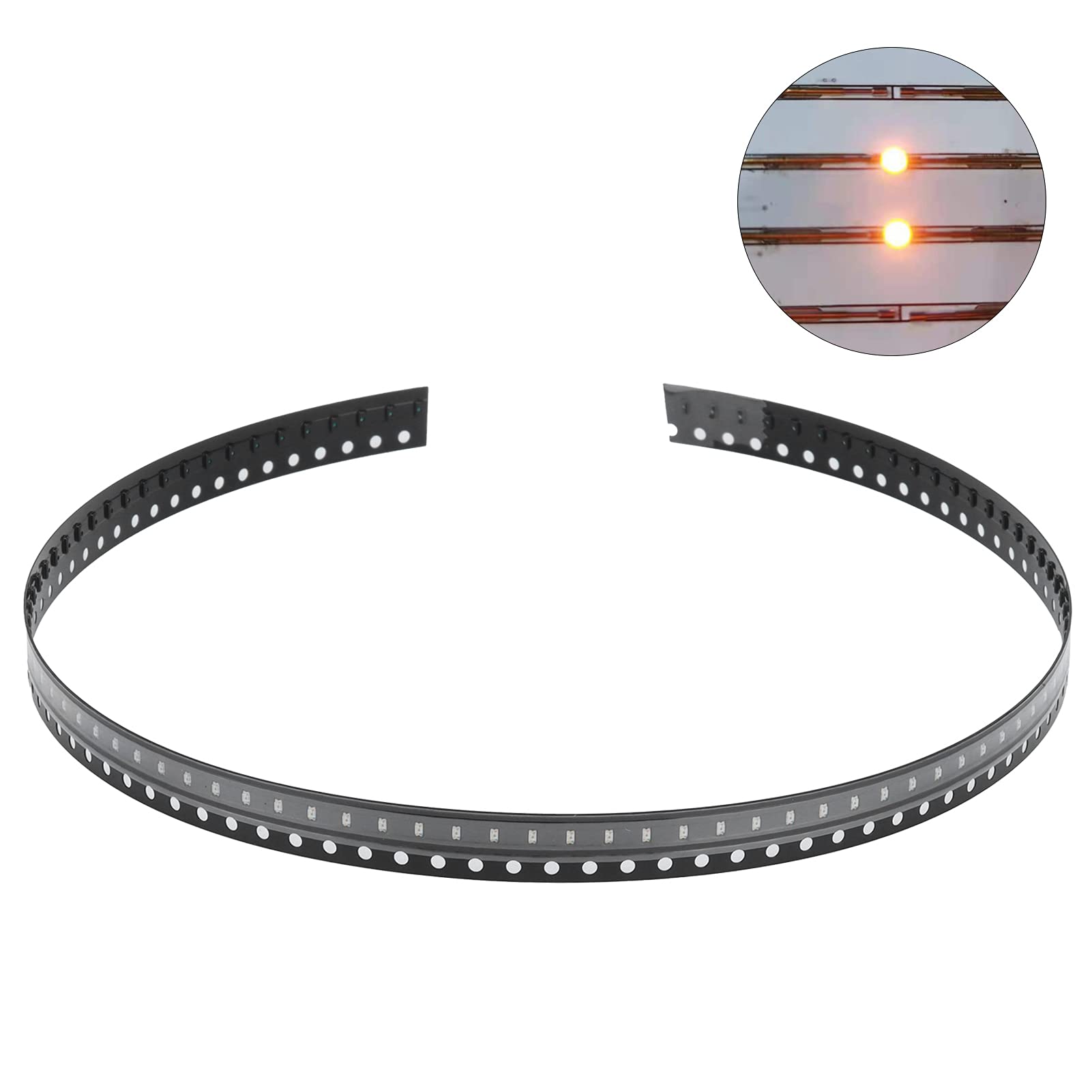 100pcs SMD LED Diodenlichter Lichter Kit helle Leuchten Lampen für DIY -Leiterplatten für DIY -PCB (Orange) von WAONIQ