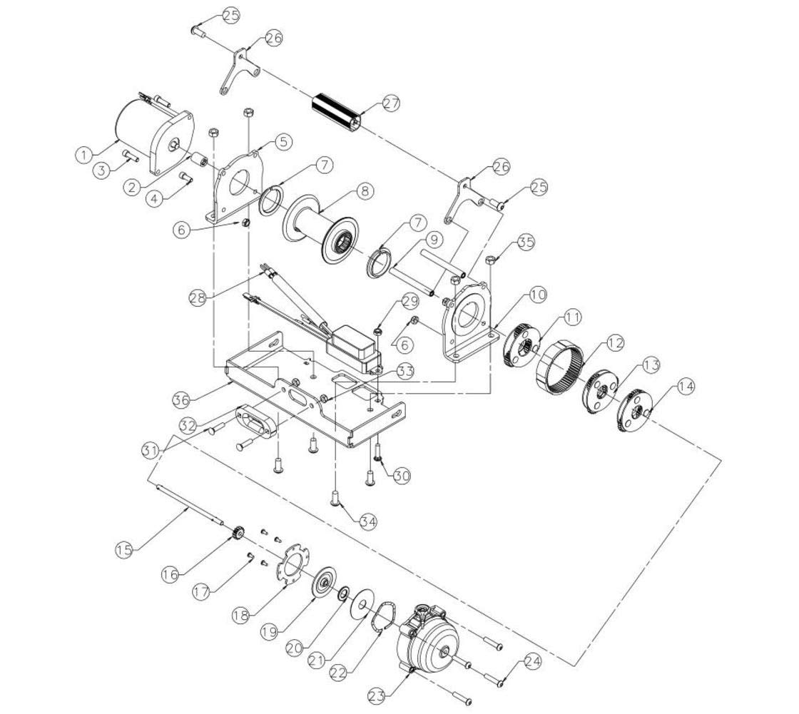 Warn 69341 (MTO) DRUM BSHG KIT- 1.5ci (SP) von WARN