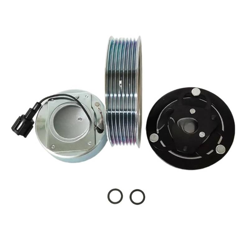 AC A/C Kompressor Kupplung Riemenscheibe, kompatibel for Nissan Micra Note Tiida 1.6 DKV08R 92600CJ700 92600CJ70B 92600CJ70C 92600CJ71B 92600ED000 von WARSTJ