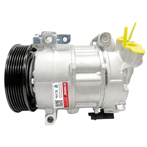 AC Compressor, Compatible For PEUGEOT 3008 1.6 THP VTI 5SEL12 6SEL16C 9659875480 9659875580 9676862380 6453WF 6453WH 6453YQ 648740 648742(5SEL12C) von WARSTJ