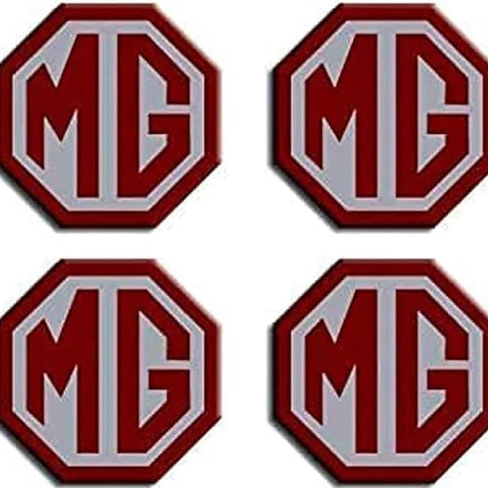 4 Stück Nabendeckel für MG 55mm,Felgendeckel Radnabendeckel Reifenverkleidung Wasserdicht Staubdicht Dekoration von Automobilen von WARTHY