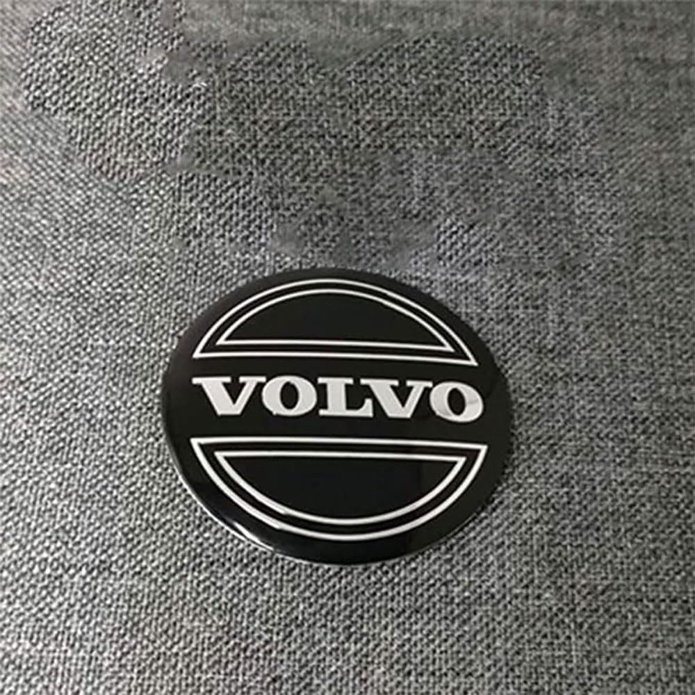 4 Stück Nabendeckel für Volvo S60 S80 S90 XC40 XC60 XC70 56mm,Felgendeckel Radnabendeckel Reifenverkleidung Wasserdicht Staubdicht Dekoration von Automobilen,A von WARTHY