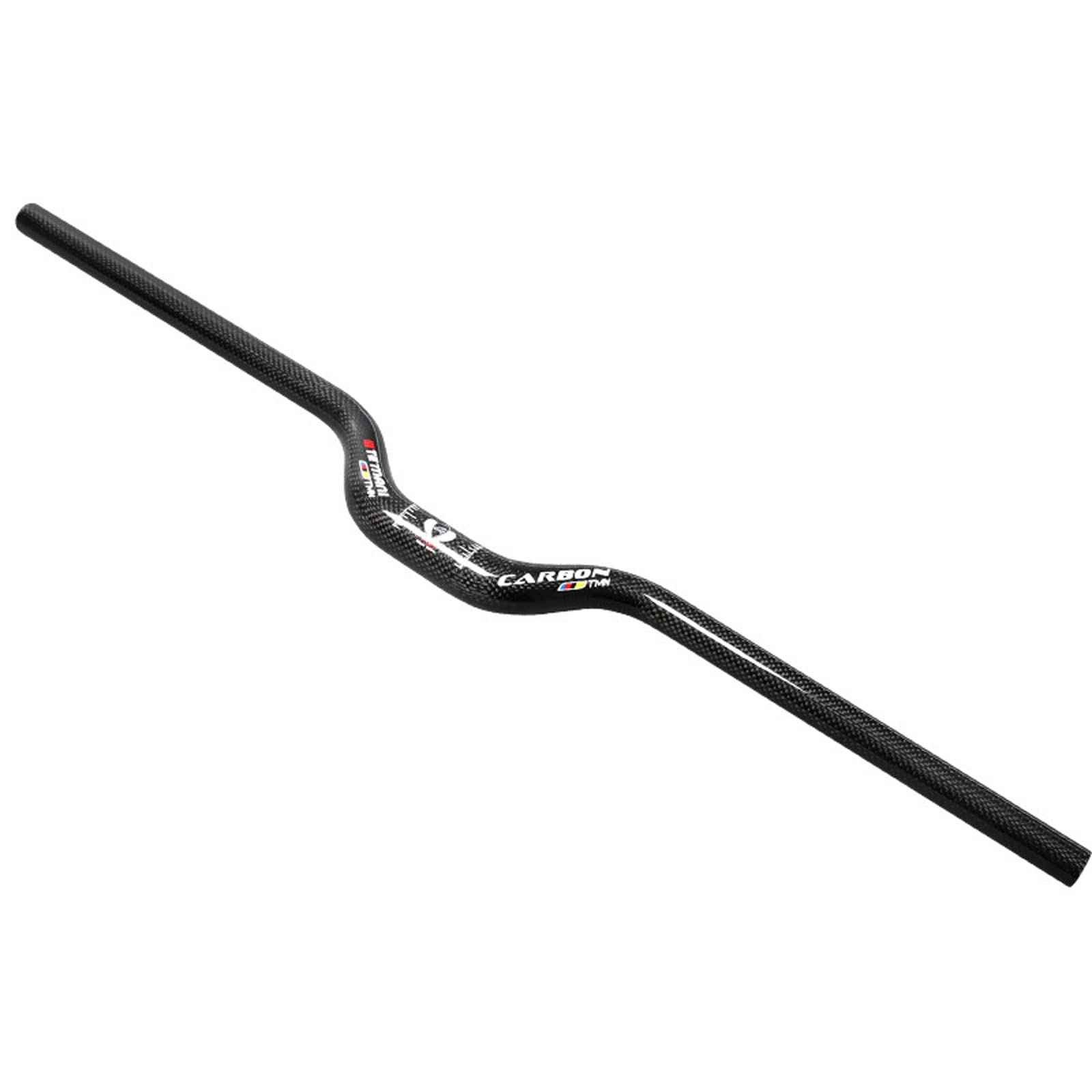 25.4mm Mountainbike Lenker Riser Bar, leichter Carbon Fiber MTB Lenker von WASHLA