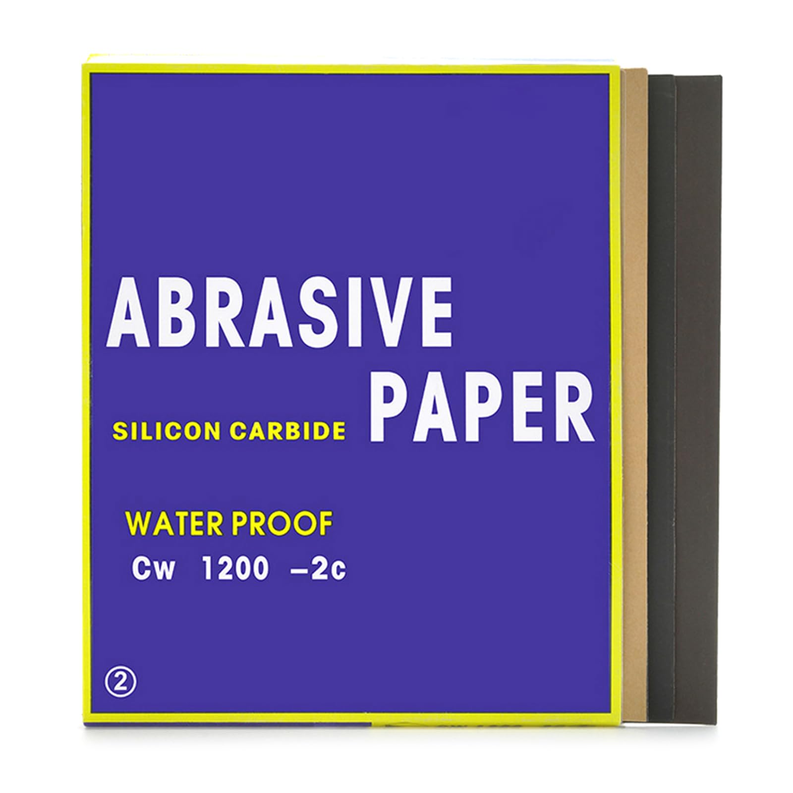 WASTEBIN Wasserbeständiges Schleifpapier Sortiment Körnung 240–2000 Geeignet Für Karosserie Glättungs Und Holzbearbeitungs Polierprojekte von WASTEBIN