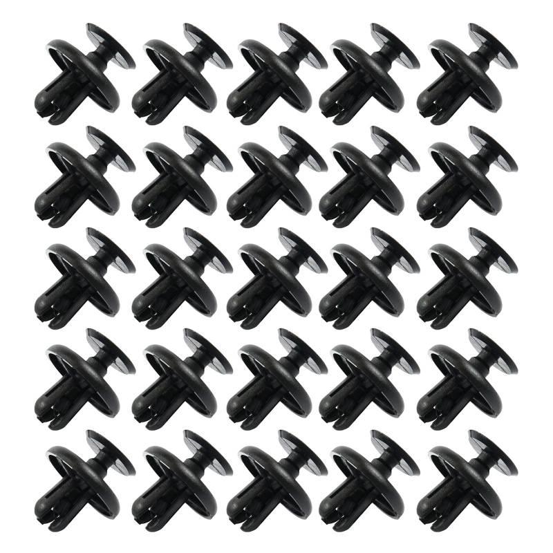 WATERBELINE 25pcs Push Clips Innenparteimotor Unter Abdeckungen Clips Für Fahrzeugzubehör Ersatzverschluss Clips von WATERBELINE