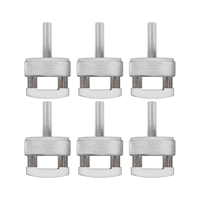 WATERBELINE 6 Pcs Rostbeständiges Aluminium Hard Top Befestigungselement Set Schnellfreisetz von WATERBELINE