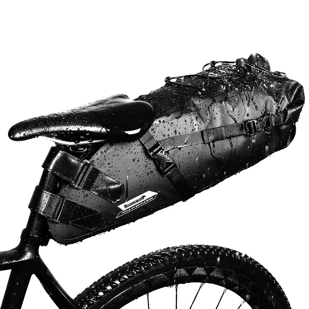 WATERFLY 10L Wasserdichte Satteltasche Fahrradtasche Fahrradsitz Tasche Sportsatteltasche Aufbewahrungstasche für Rennrad Mountainbike von WATERFLY