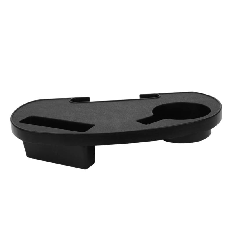 WATIIFUFU Lounge-Stuhl-Tablett strapazierfähiger Organizer-Halter Getränketablett cupholder Mug Holder Tragbarer Stuhl-Getränkehalter ordentliches Tablett für Getränke Plastik Black von WATIIFUFU