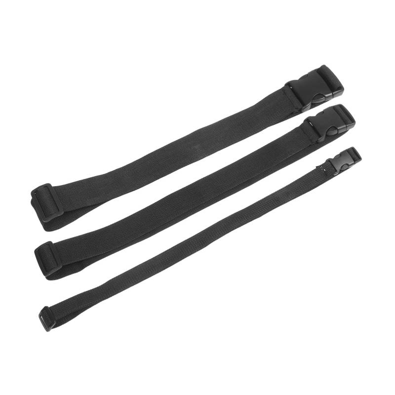 WATIIFUFU Packung Mit 15 Stück Verlängerung Der Schultasche Verlängerungsgürtel Für Tasche Trage-verlängerungsgurt Reiseverlängerungsgurt Verstellbarer Taillenschnallen-Extender Nylon Black von WATIIFUFU