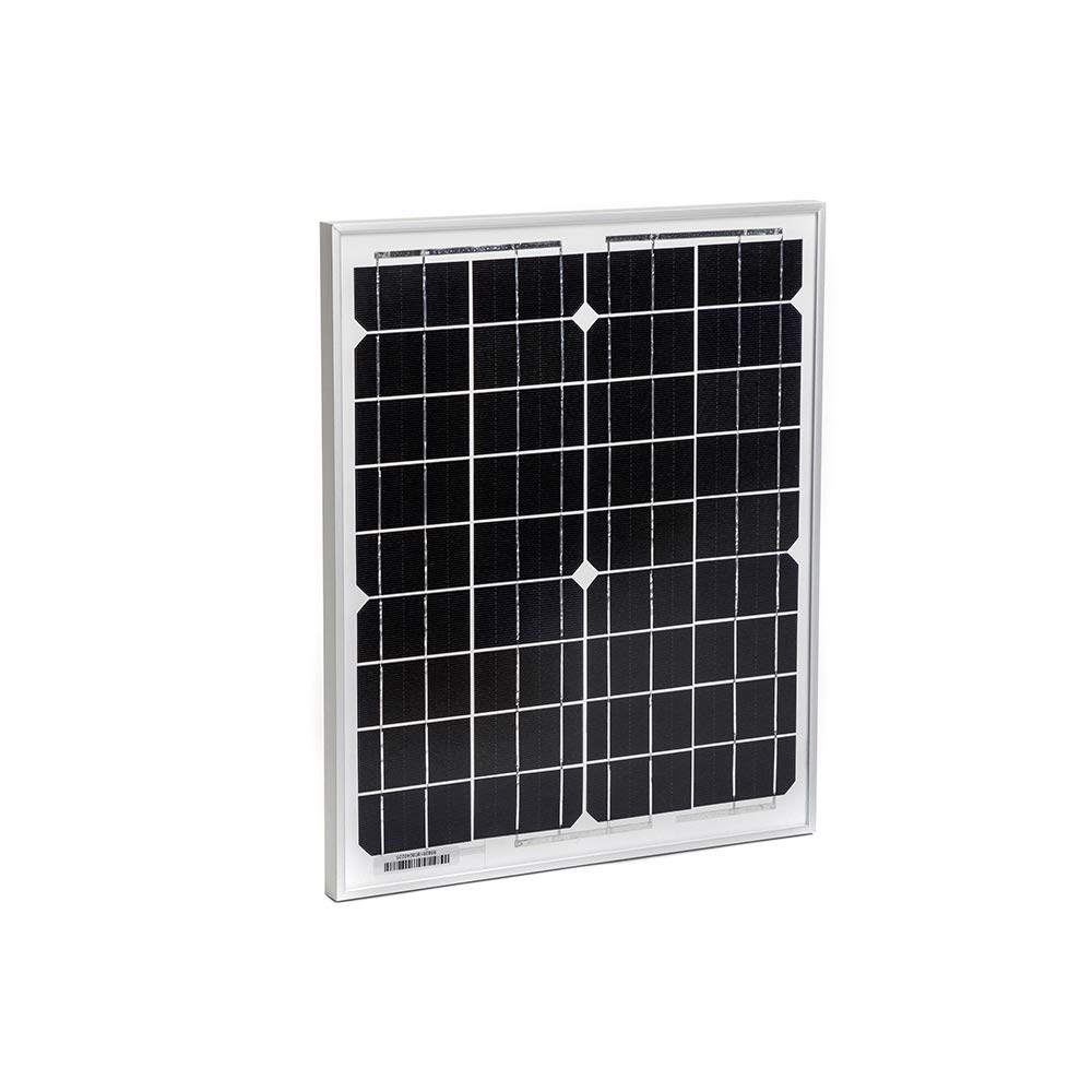 Solarkontor Solarmodul SK20MONO - 12V Monokristalline Solarzellen (20 W) von WATTSTUNDE